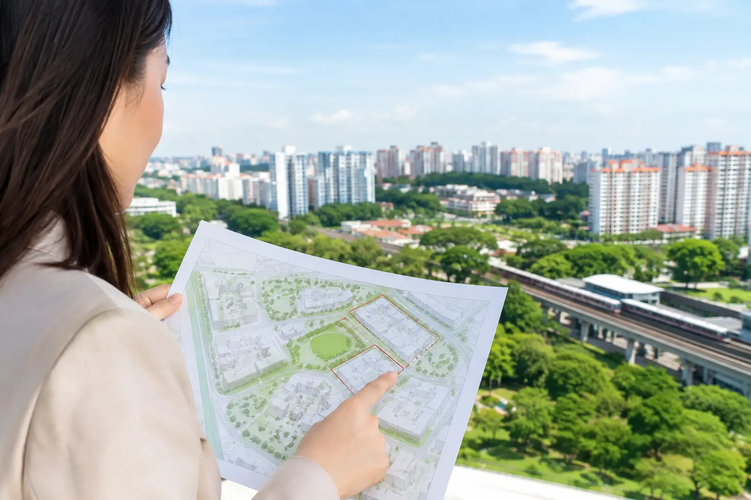 Hougang Central GLS Example: How to Read a Site